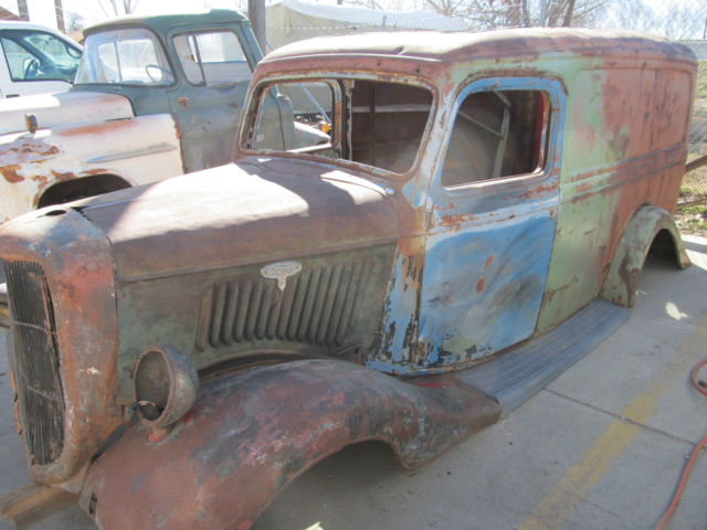 1935 Ford Panel Truck, Hotrod, Ratrod, like 1936, Coupe, 1932, not Chevy 1935 Ford Panel Truck