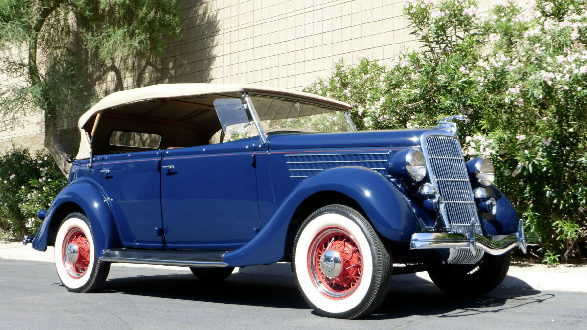 1935 FORD PHAETON FLAT HEAD V8 BEAUTIFUL RESTORATION MUST SEE 1935 Ford MODEL 48 PHAETON MODEL A MODEL B MODEL 48