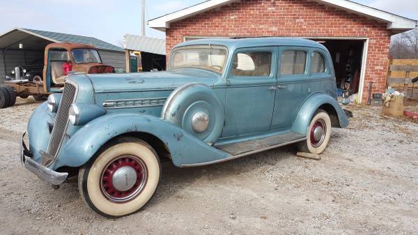1935 GRAHAM Supercharged straight 8 "Blue Streak" 4dr sedan, RARE! Packard, Cord 1935 Other Makes