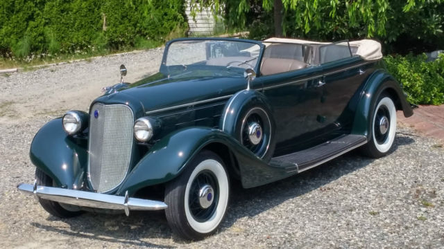 1935 Lincoln LeBaron conv sedan with roll up division window 1935 Lincoln Lebaron conv sedan with roll up division window