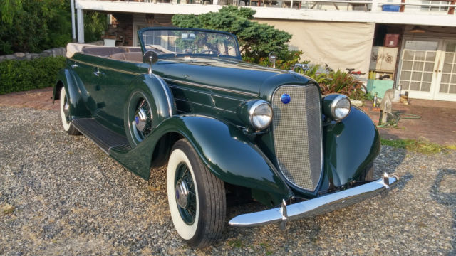 1935 Lincoln Lebaron conv sedan with roll up division window - photo 11