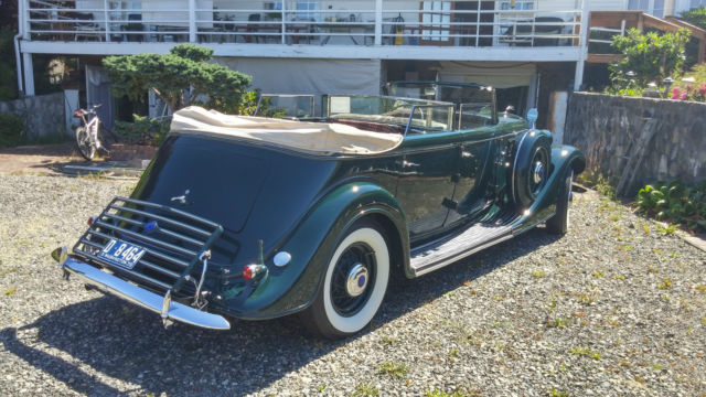 1935 Lincoln Lebaron conv sedan with roll up division window - photo 5