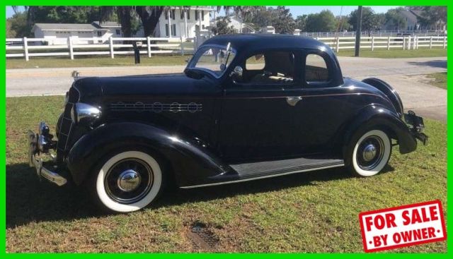 1935 PJ Series Deluxe Business Coupe 80HP RWD Rebuilt 3 Speed Manual Trans 1935 Plymouth PJ Series Deluxe Business Coupe Deluxe Business Coupe