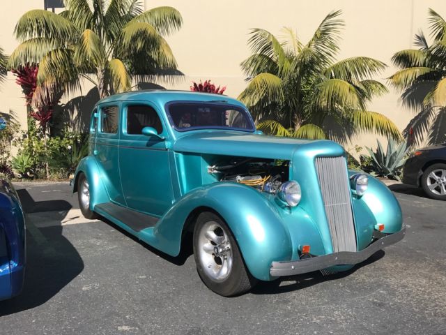 1935 Plymouth Hot Rod Sedan ALL STEEL~~COLD AC-440 Big Block-727 Auto Trophy Win 1935 Plymouth Sedan 4 Door