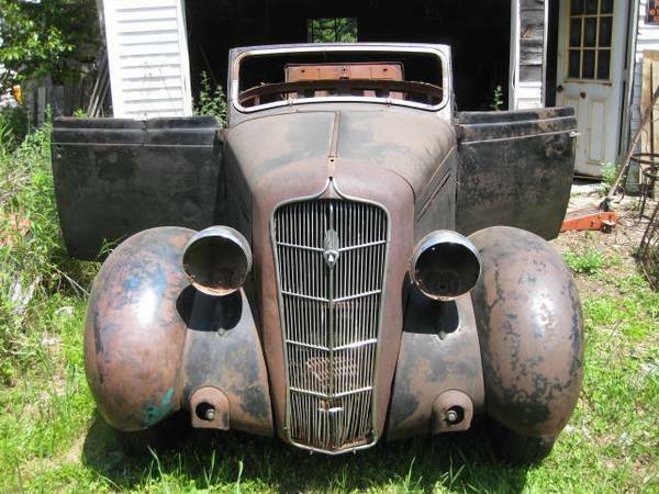 1935 Plymouth Rumbleseat Convertible ... To restore, customize, or rat rod 1935 Plymouth 2 door rumbleseat convertible