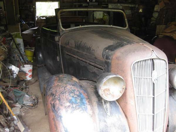 1935 Plymouth 2 door rumbleseat convertible - photo 3