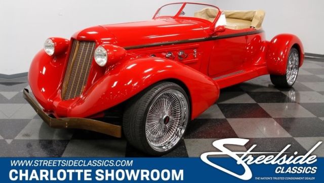 1936 Auburn Boattail Convertible 351 Windsor V8 3 Speed Automatic Classic Vinta 1936 Cord Boattail --