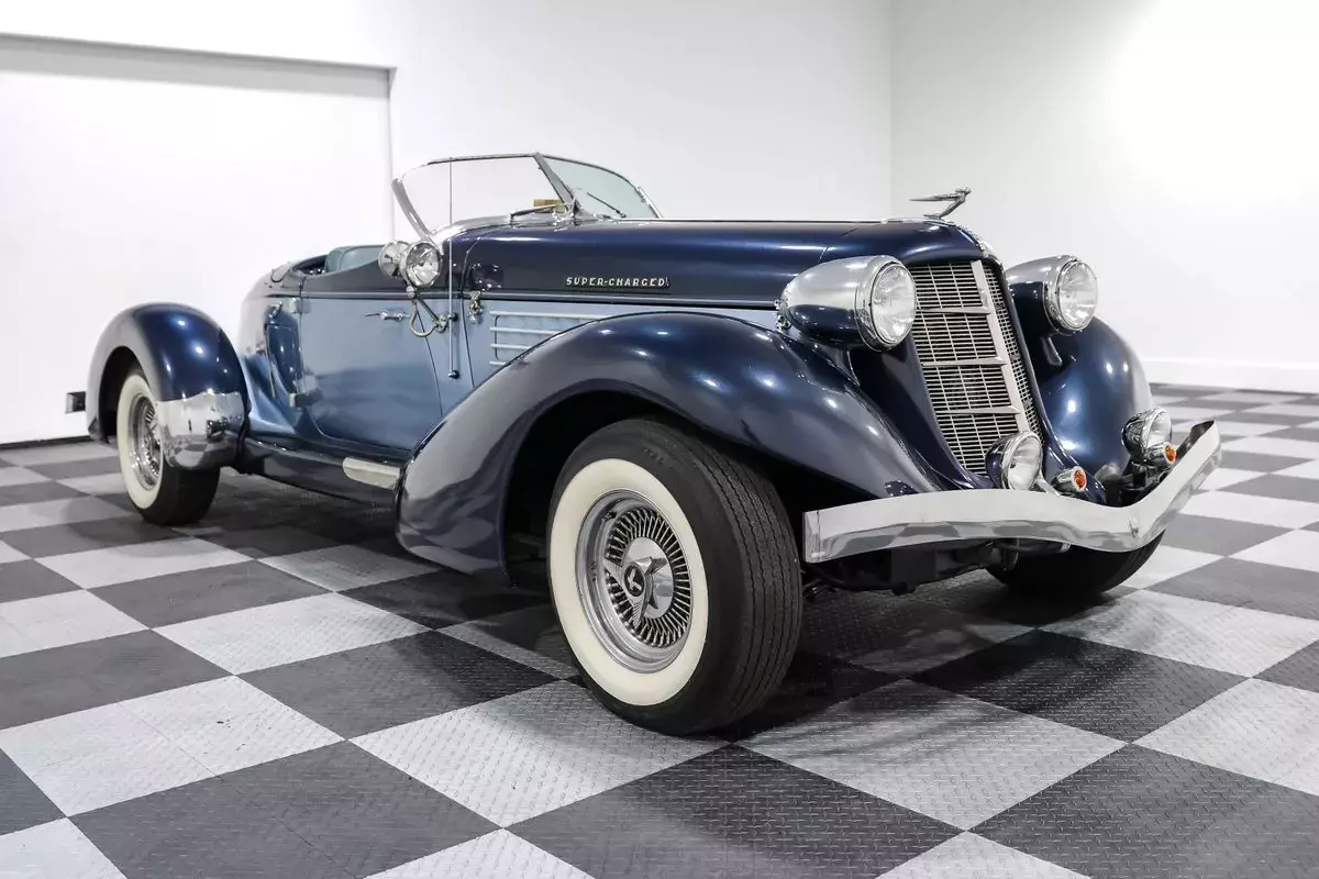 1936 Auburn Speedster 861 Miles BLUE Convertible 350ci V8 Turbo 350 automatic 1936 Auburn Speedster