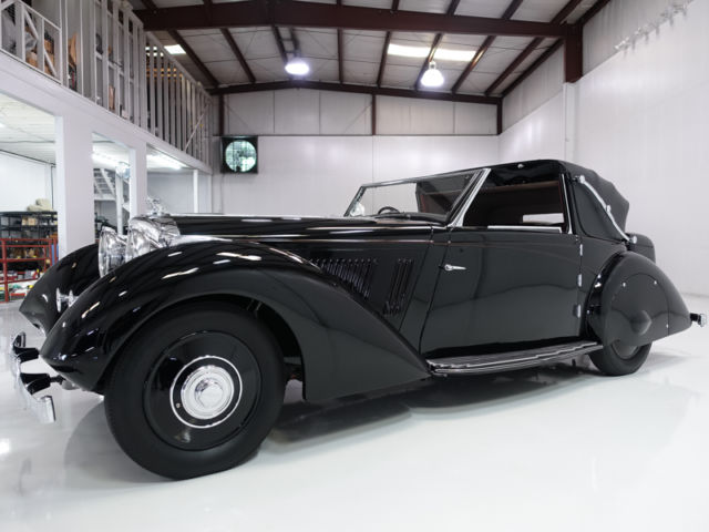 1936 Bentley 3 1/2 Litre Sedanca Coupe by Windovers of London, Numbers Matching 1936 Bentley 3 1/2 Litre Sedanca Coupe, 1 of 1 with unique Windovers coachwork