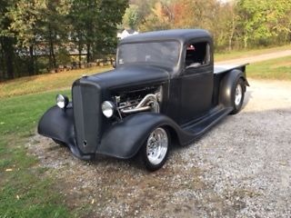 1936 Black Chevy Pro Street Pick-Up Truck 1936 Chevrolet Other Pickups Base