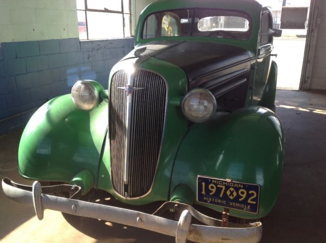 1936 Chevrolet Standard Tudor barnfind survivor humpback coupe 1936 Chevrolet Other