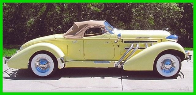 1936 Continuation Auburn 852 Boattail Speedster Convertible RWD, Automatic 1936 Continuation Auburn 852 Boattail Speedster Convertible