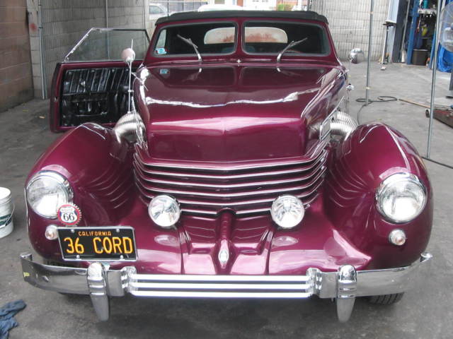 1936 Cord Convertible Replica 1968 Replica/Kit Makes Cord