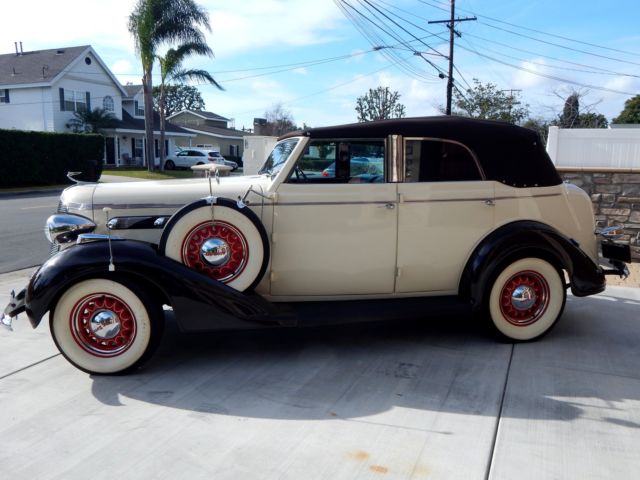 1936 DeSoto Airstream Custom 4-Door Convertible Sedan - photo 4
