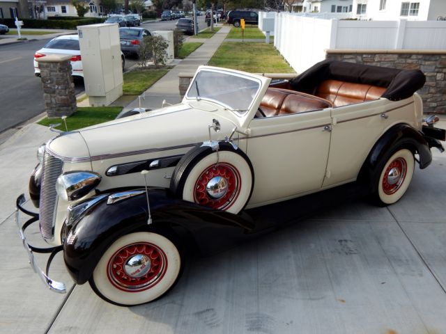 1936 DeSoto Airstream Custom 4-Door Convertible Sedan - photo 6