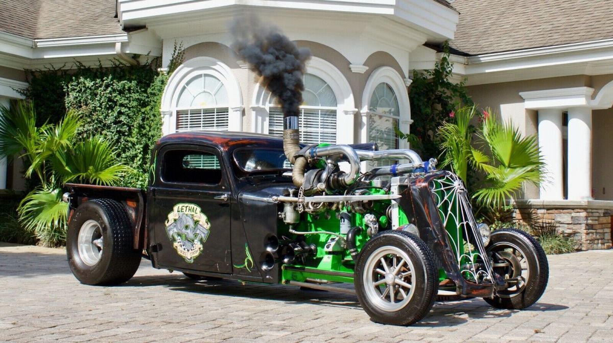 1936 Dodge Twin Turbo Diesel Pickup Rat Rod 1936 Dodge Other Pickups Diesel Rat Rod