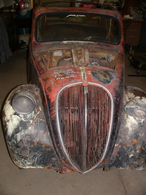 1936 Fiat Topolino - Convertible Top Folds Back 1936 Fiat 500