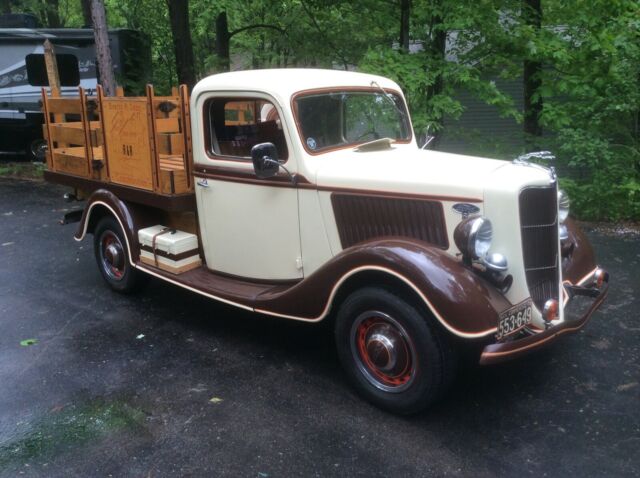 1936 Ford 1/2 Ton Platform Stakerack Truck 1936 Ford Other Pickups Deluxe