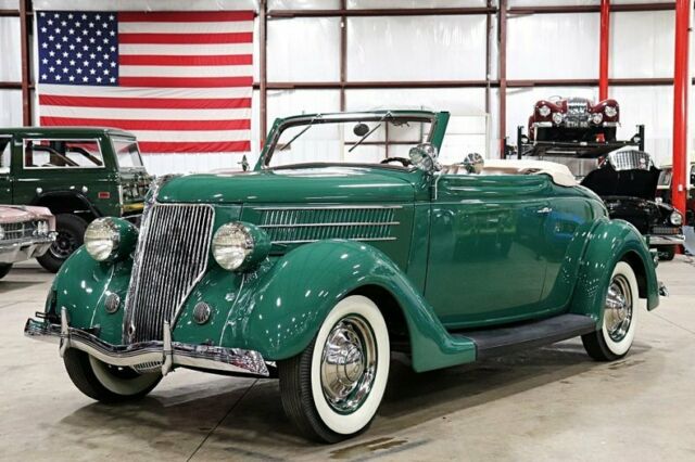 1936 Ford Cabriolet 47372 Miles Armory Green Convertible V8 Manual 1936 Ford Other --