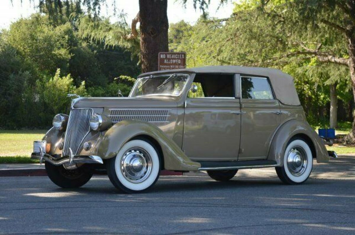 1936 Ford Convertible Sedan Gorgeous Driver Lots Of Documentation See Video 1936 Ford Other Sedan
