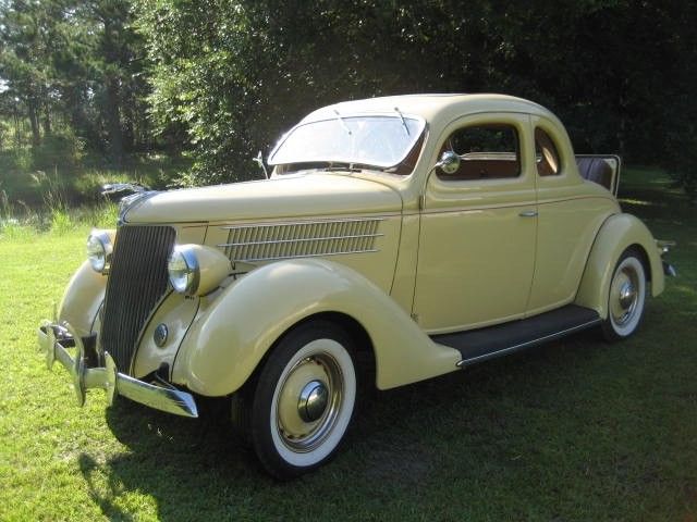1936 FORD DELUXE 5 WINDOW COUPE FLATHEAD ALL STEEL 59AB MOTOR 12 VOLT SYSTEM 1936 Ford 5 window Deluxe