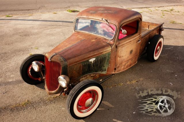 1936 Ford Model A Hot Rod Street Rat Rod Chopped - photo 5