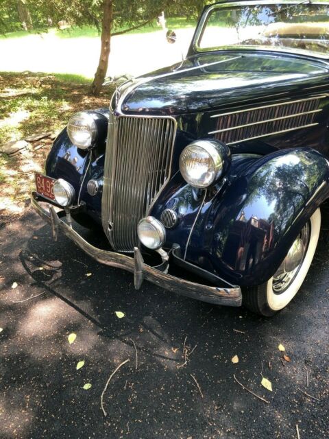 1936 Ford Model 68 Cabriolet Convertible Not Hod Rod Original Stromberg V8 Coupe 1936 Ford Model 68 Cabriolet