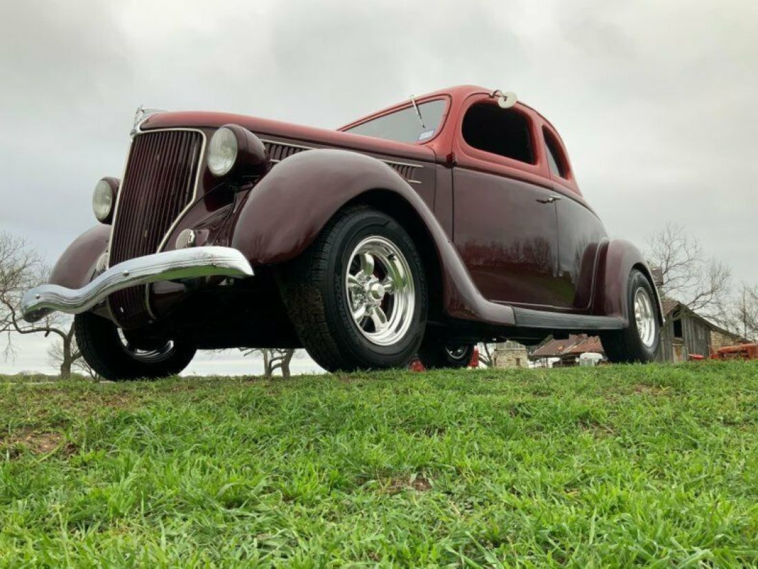 1936 Ford Model 68 Steel 5 Window Coupe, A/C, Auto - photo 11