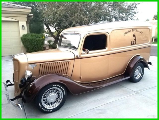 1936 Ford Panel 2-Door All Steel Restored Truck,383ci Stroker V8 Eng,700R4 Trans 1936 Ford Panel 2-Door All Steel Restored Truck No Rust