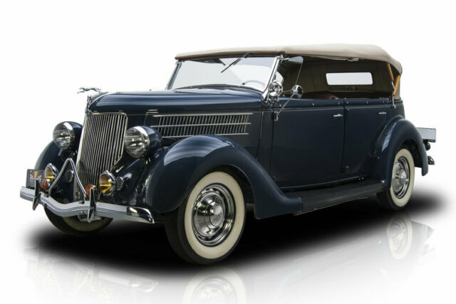 1936 Ford Phaeton Washington Blue Convertible 221 Flathead 8 3 Speed Manual 1936 Ford Phaeton --