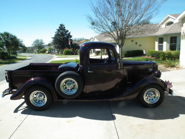 1936 FORD PICKUP HOTROD 302HO V8 AUTOMATIC BEAUTIFUL BLACK CHERRY... NO RESERVE 1936 Ford Other Pickups HOTROD