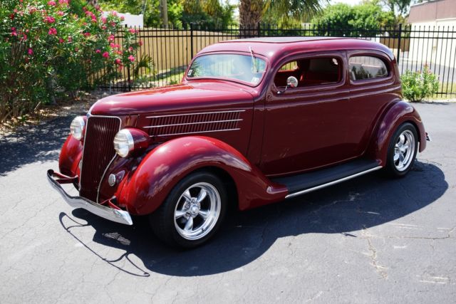 1936 Ford Sedan - 350C.I. V8 - Hot Rod 0 Maroon 2-door Sedan 350C.I. V8 Automati 1936 Ford Sedan - 350C.I. V8 - Hot Rod