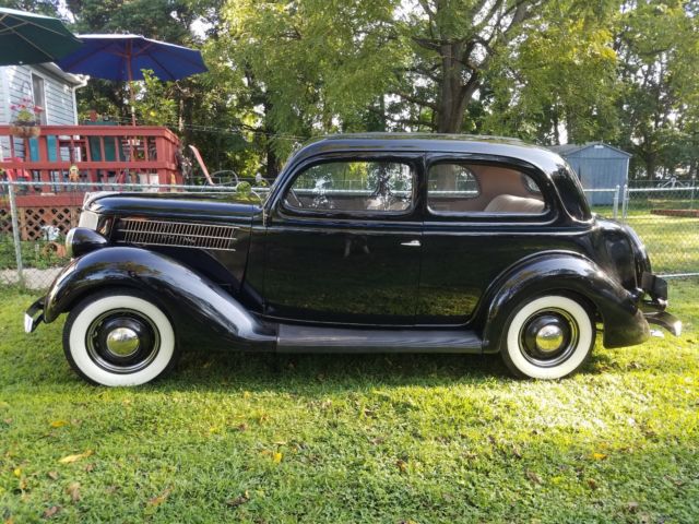 1936 Ford touring. Full frame off Restoration. 1936 Ford 2 Door Touring Humpback.