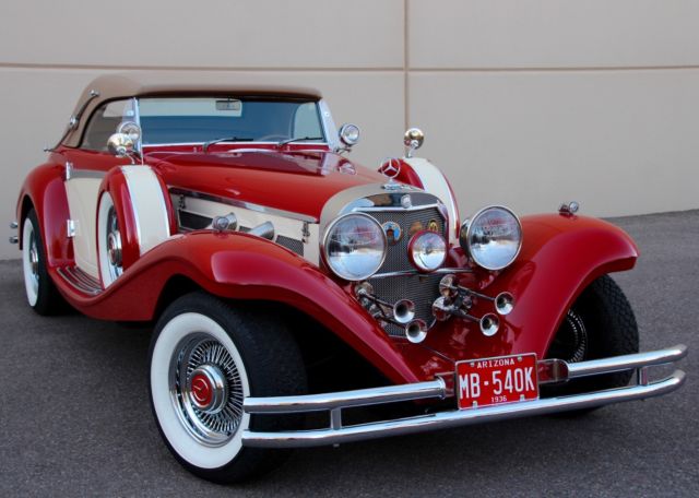 1974 Replica/Kit Makes Mercedes Benz 540K 500K Cabriolet Oldtimer - photo 8
