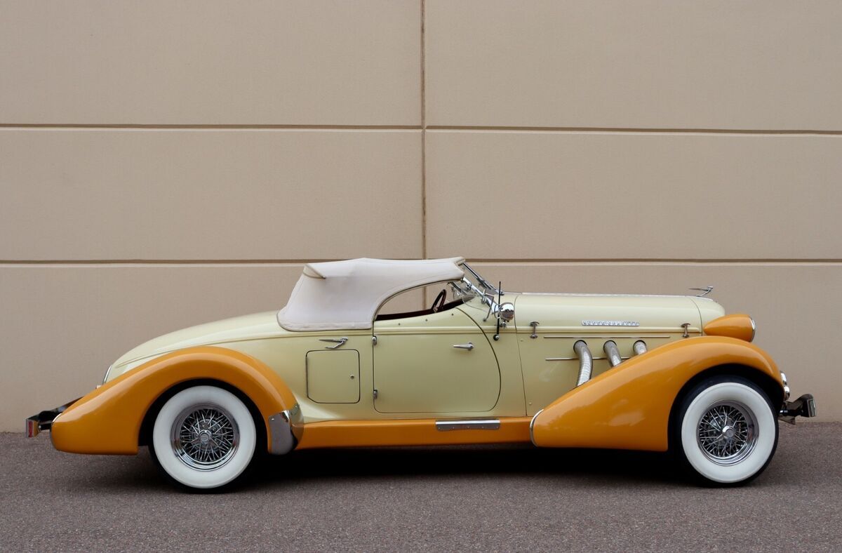 1935 Auburn 876 Speedster Boattail Cord Duesenberg 400 Ford Motor Oldtimer - photo 12