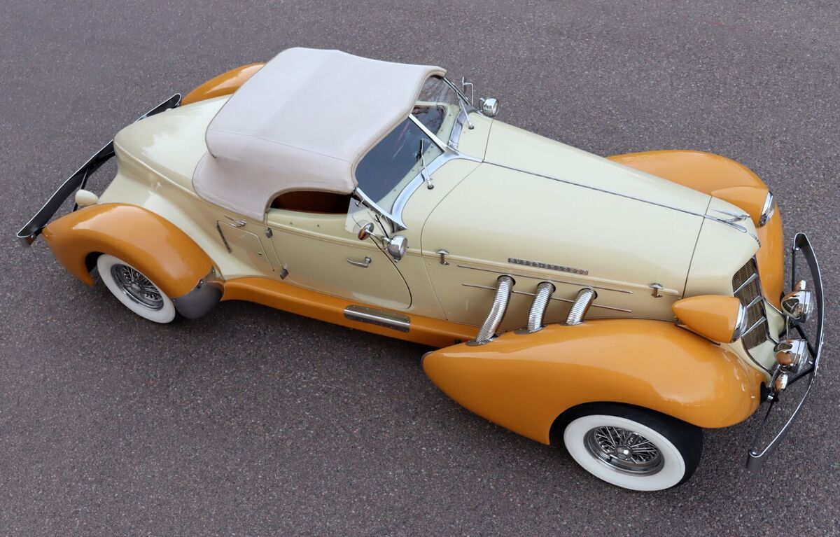 1935 Auburn 876 Speedster Boattail Cord Duesenberg 400 Ford Motor Oldtimer - photo 7