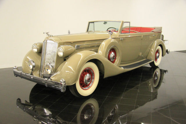 1936 Packard Twelve 1408 Convertible Sedan New Interior & Top CCCA Full Classic 1936 Packard Twelve