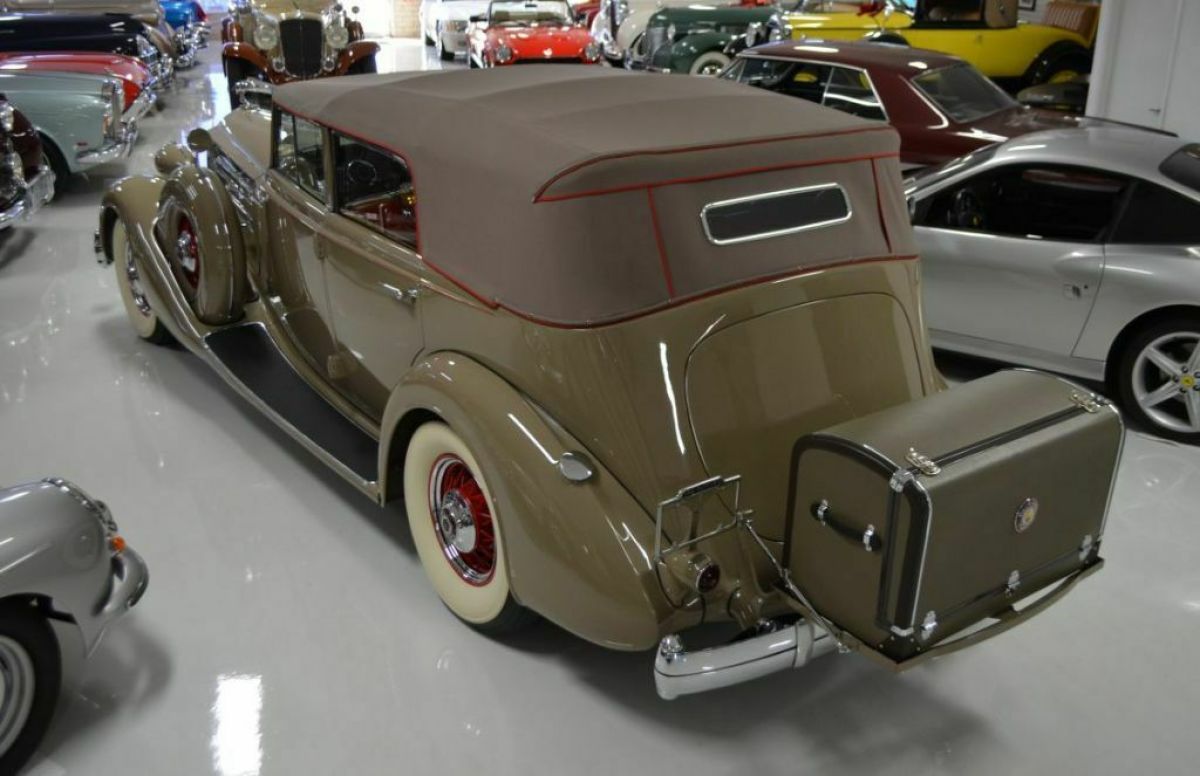 1936 Packard Twelve Model 1408 Convertible Sedan - photo 12