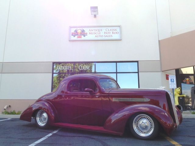 1936 Pontiac All Steel Custom Street Rod Three Window Coupe 1936 Pontiac Custom 2 door