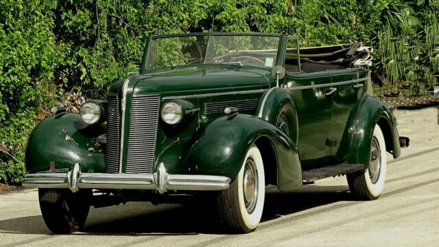 1937 BUICK PHAETON CONVERTIBLE SEDAN RARE FIND SOLID BODY AND FRAME COOL CAR 1937 Buick PHAETON COOL CAR