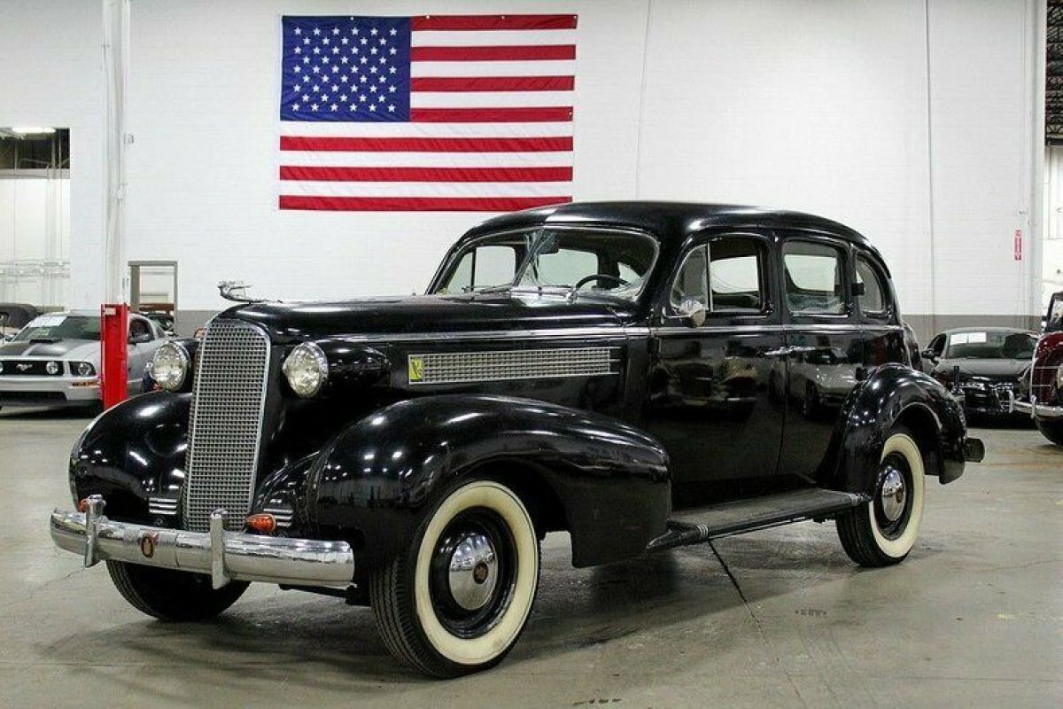 1937 Cadillac Series 60 33635 Miles BLACK 322ci V8 Manual 1937 Cadillac Other