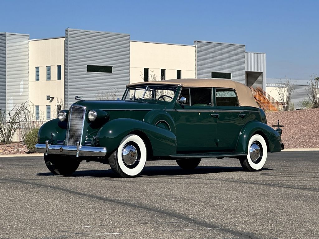1937 Cadillac Series 75 Conv Sedan 93589 Miles Thessalon Green Convertible Seda 1937 Cadillac Series 75 Conv Sedan