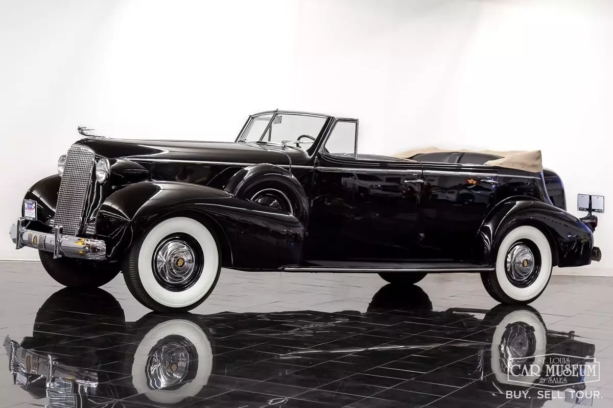 1937 Cadillac Series 85, Black with 79363 Miles available now! 1937 Cadillac Series 85 Twelve Convertible