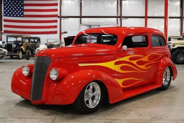 1937 Chevrolet Custom Coupe 1843 Miles Red Coupe 502 V8 Automatic 1937 Chevrolet Custom Coupe --