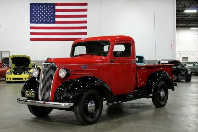 1937 Chevrolet GC 1/2 Ton 7 Miles Red and Black 216 6 Cylinder 3 Speed Manual 1937 Chevrolet GC 1/2 Ton --