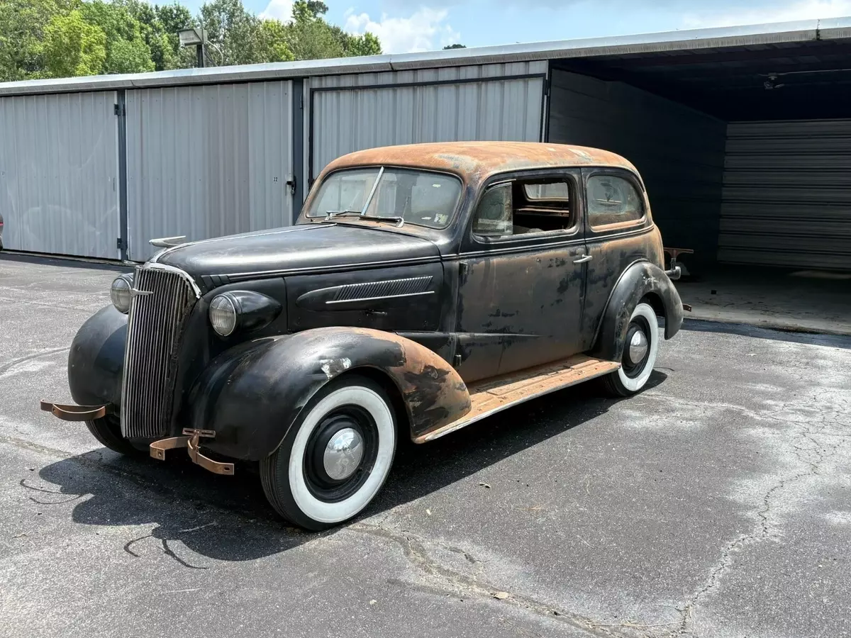 1937 Chevy Master Deluxe Coach unrestored 2 dr sedan-NO RESERVE !original 1937 Chevrolet Bel Air/150/210