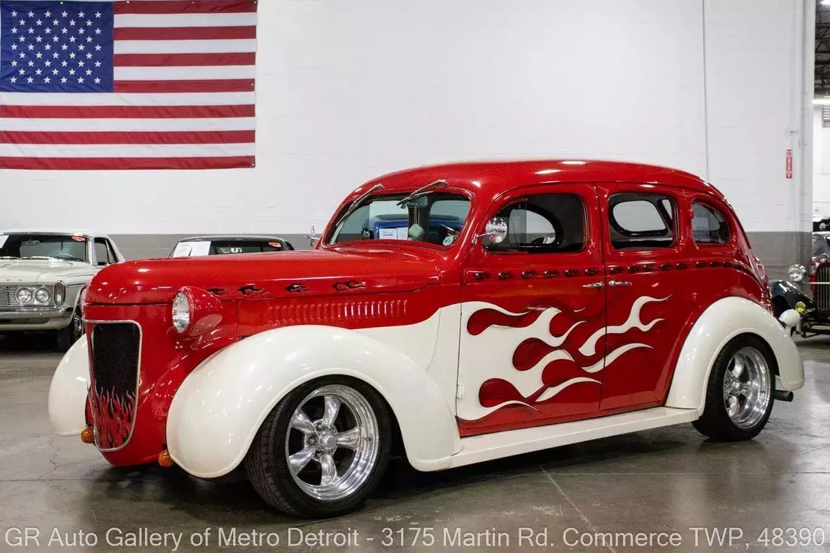 1937 Chrysler Royal C16 17675 Miles Red Pearl 350cid V8 Turbo 350 1937 Chrysler Royal C16