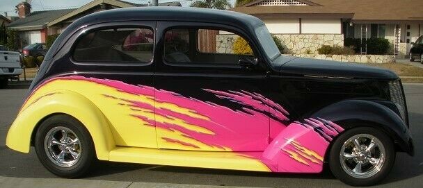1937 Ford 78 Slant Back Coupe,Steel body,Power Windows,A/C,Chevy 350/700R Auto 1937 Ford Slant Back Custom