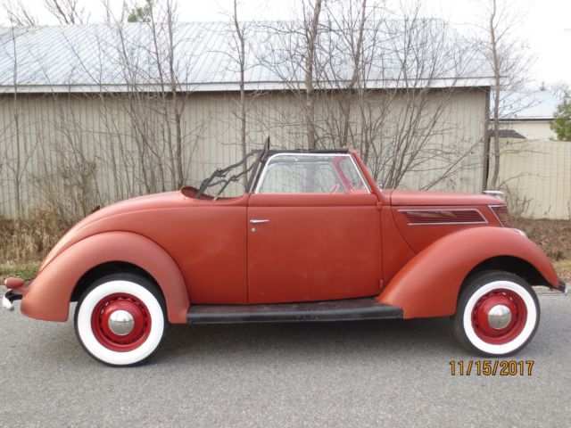1937 Ford Cabriolet Hot rod Street rod 1932 1934 1940 custom project convertible 1937 Ford Cabriolet Deluxe