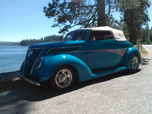 1937 Ford Club Cabriolet ALL STEEL V8 $10-55K PLUS your Street Rod pkg possible 1937 Ford club cabriolet